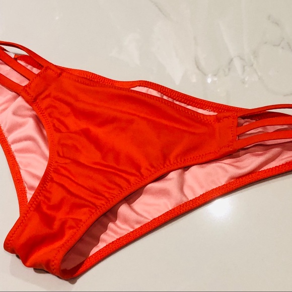 Orange Bikini Swimsuit Bottom - Picture 2 of 2